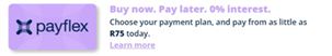 Payflex payment option